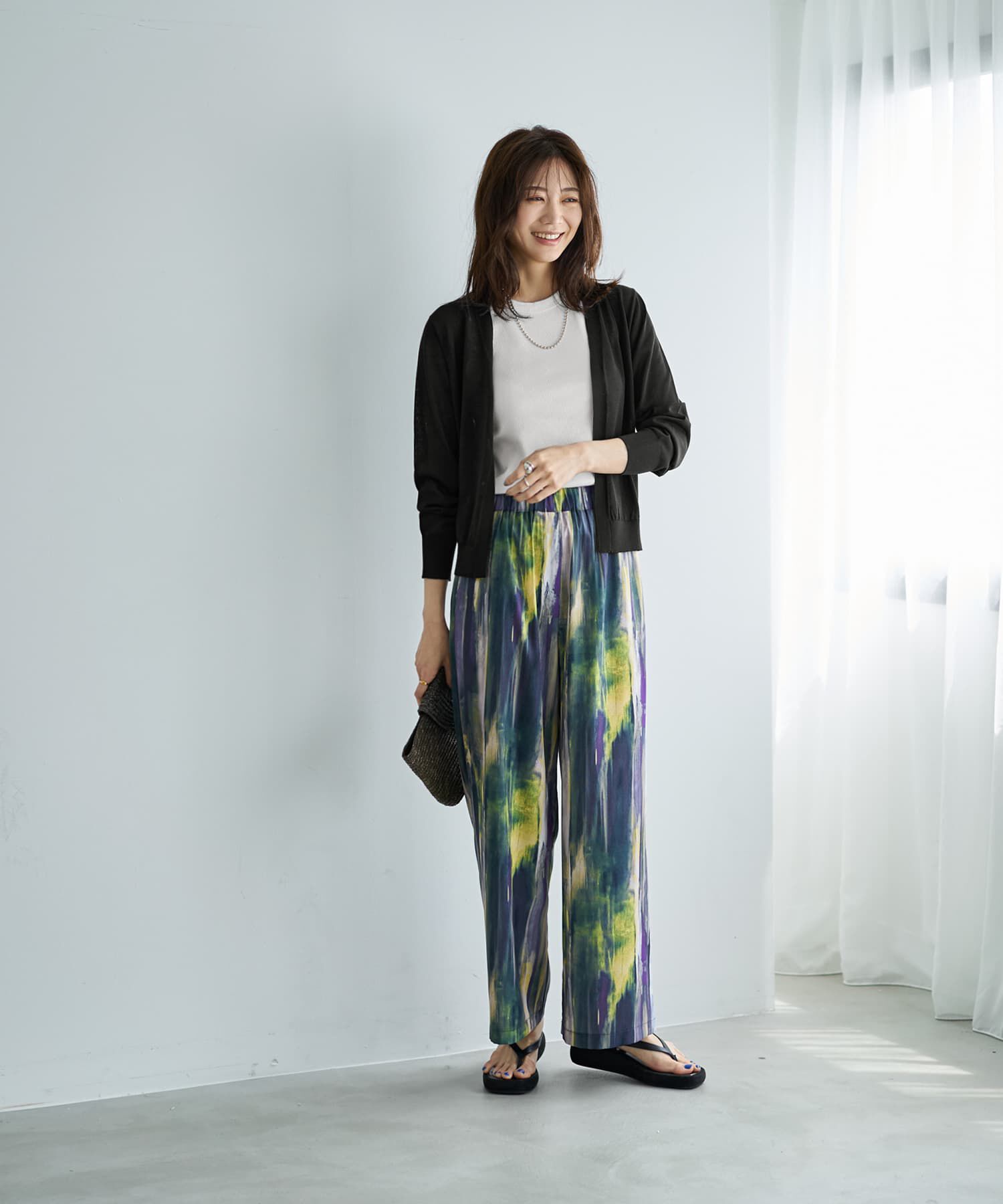 STYLE DELI「【ウエスト丈】シアーサマーカーディガンC」|カーディガン|