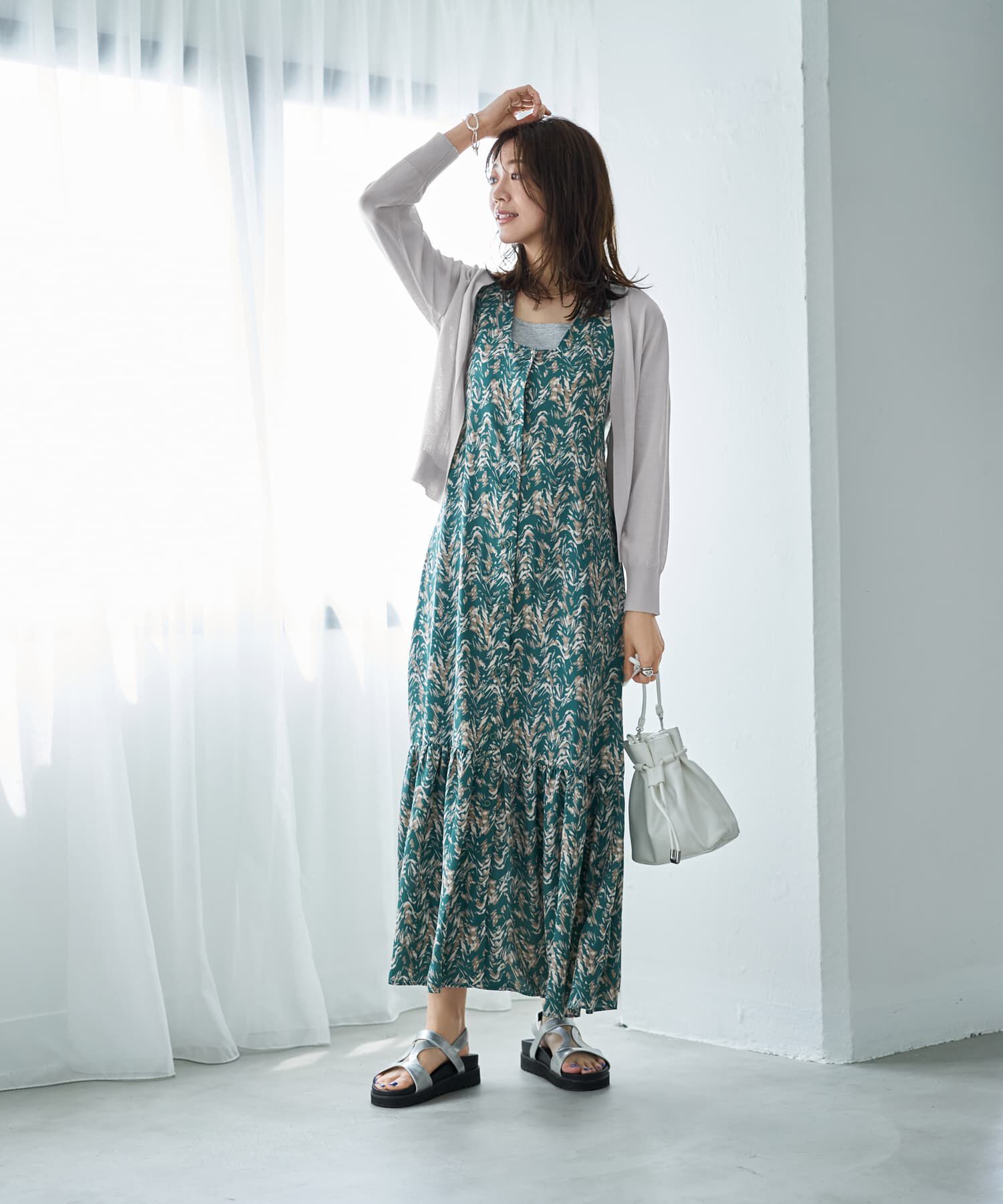 STYLE DELI「【ウエスト丈】シアーサマーカーディガンC」|カーディガン|