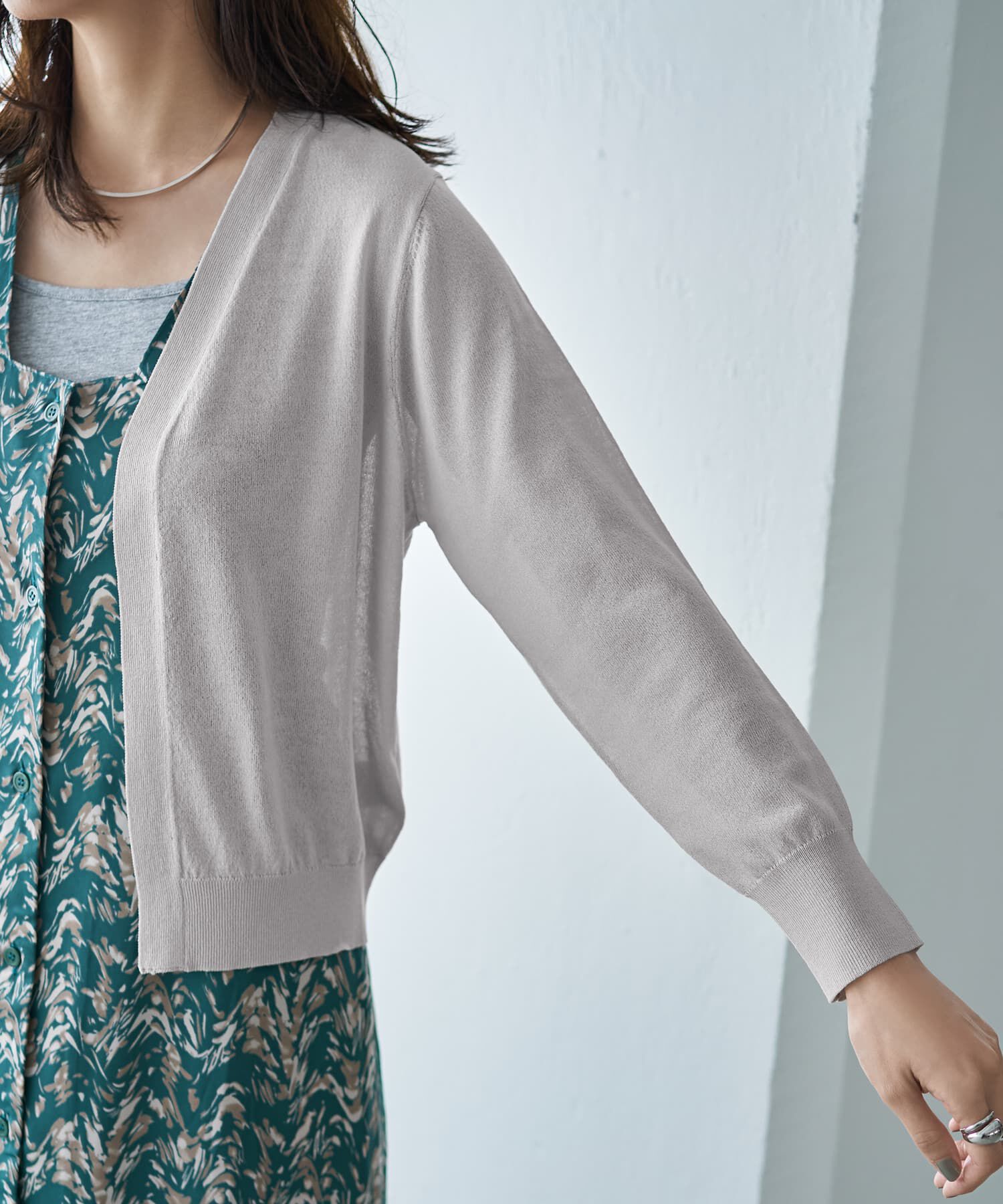 STYLE DELI「【ウエスト丈】シアーサマーカーディガンC」|カーディガン|