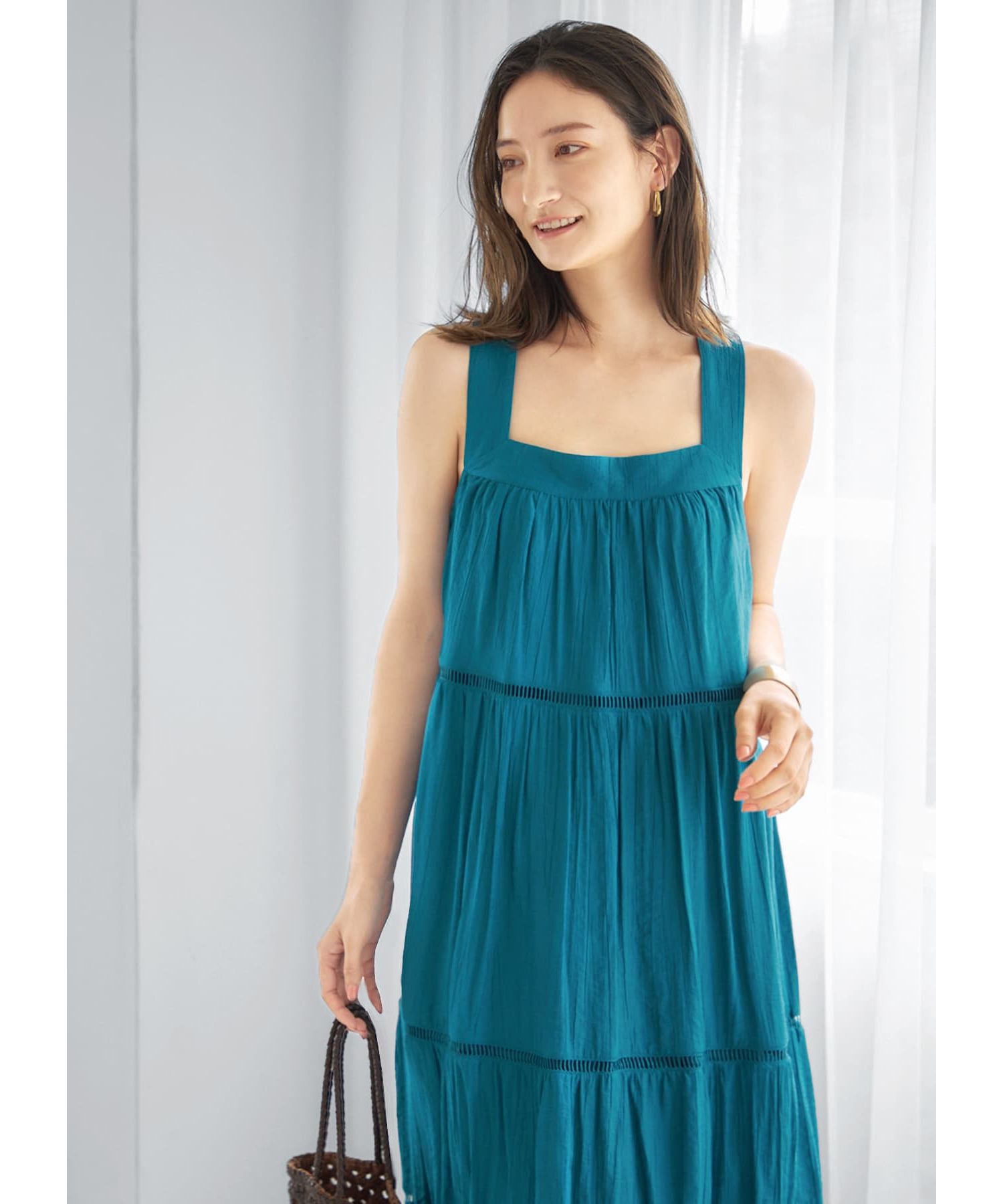 STYLE DELI「楊柳ティアードロングワンピース」|ワンピース|