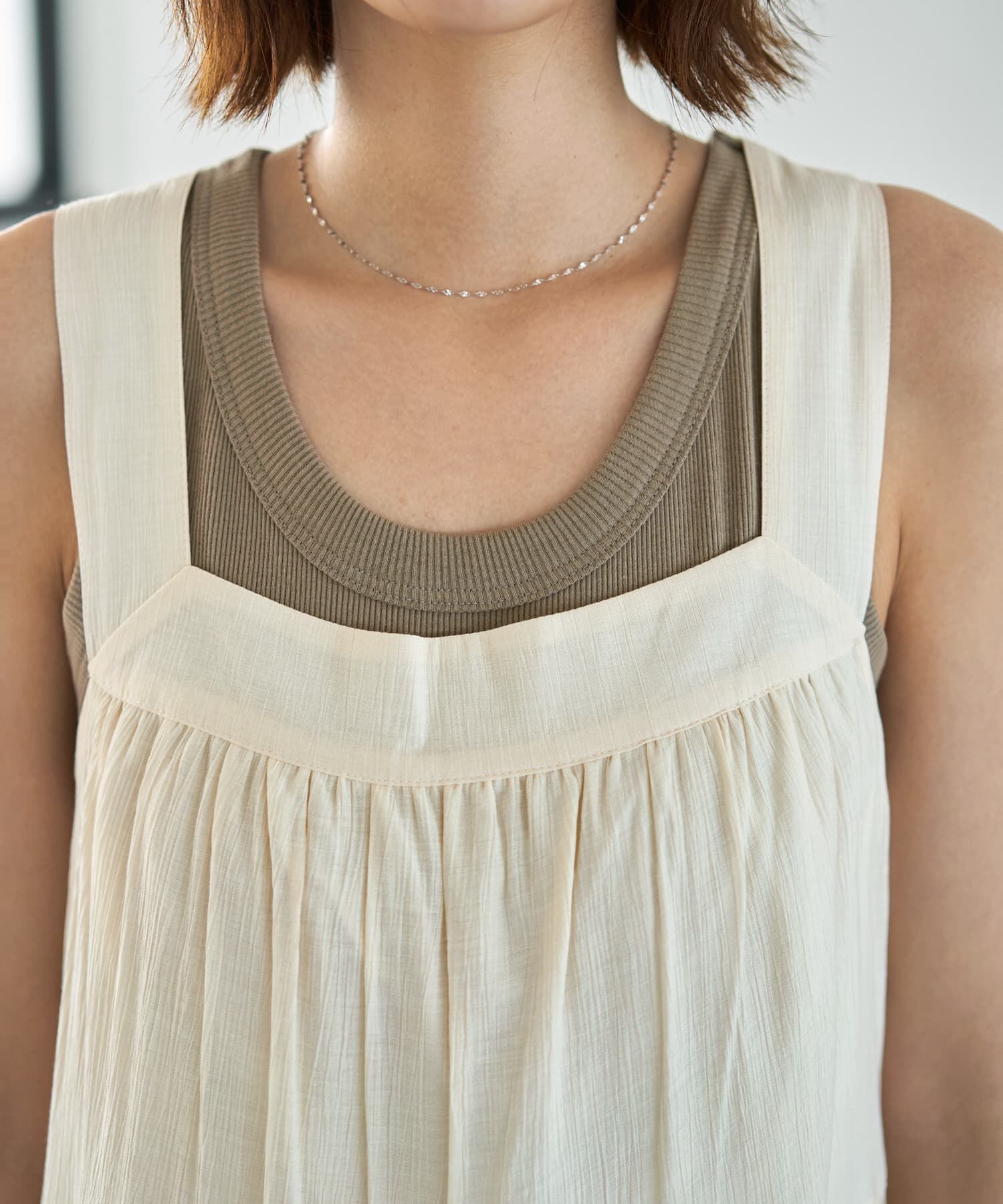 STYLE DELI「楊柳ティアードロングワンピース」|ワンピース|