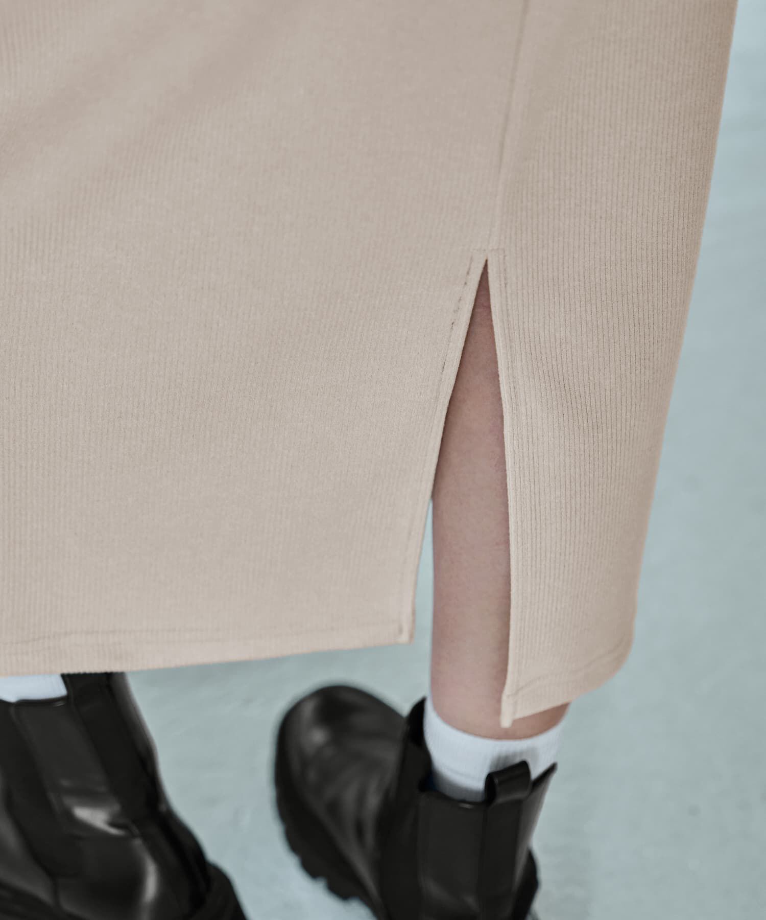 STYLE DELI「表面リブストレッチペンシルスカート」|スカート|