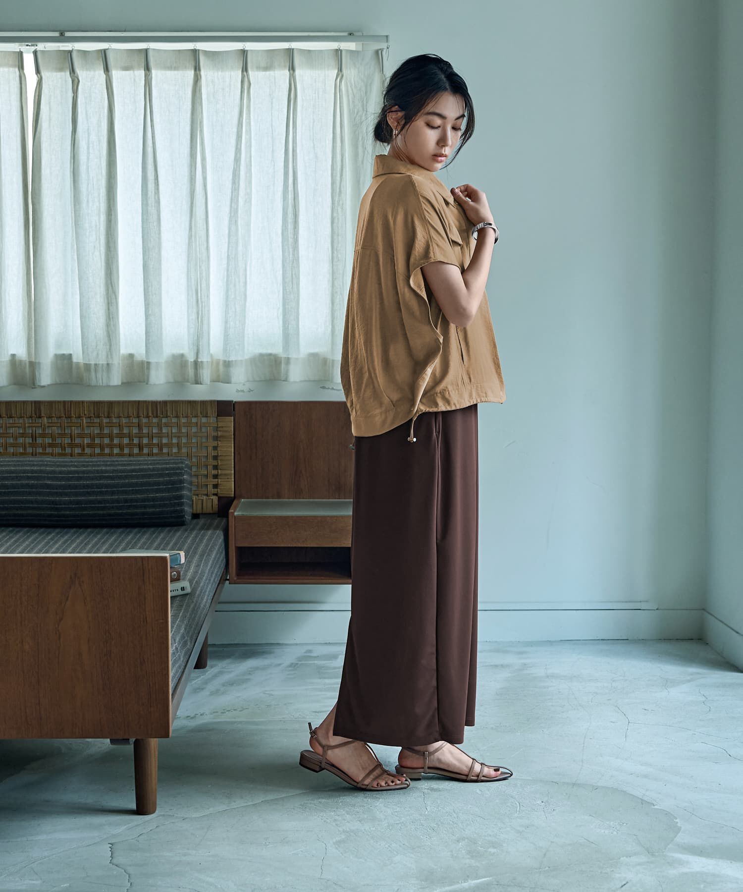 STYLE DELI「くったりシャツ型スナップブルゾン」|その他|