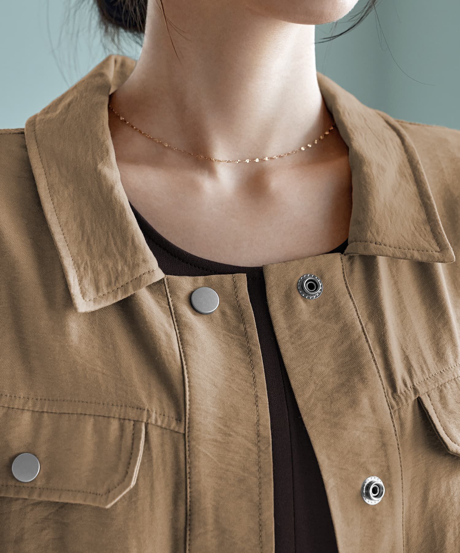 STYLE DELI「くったりシャツ型スナップブルゾン」|その他|