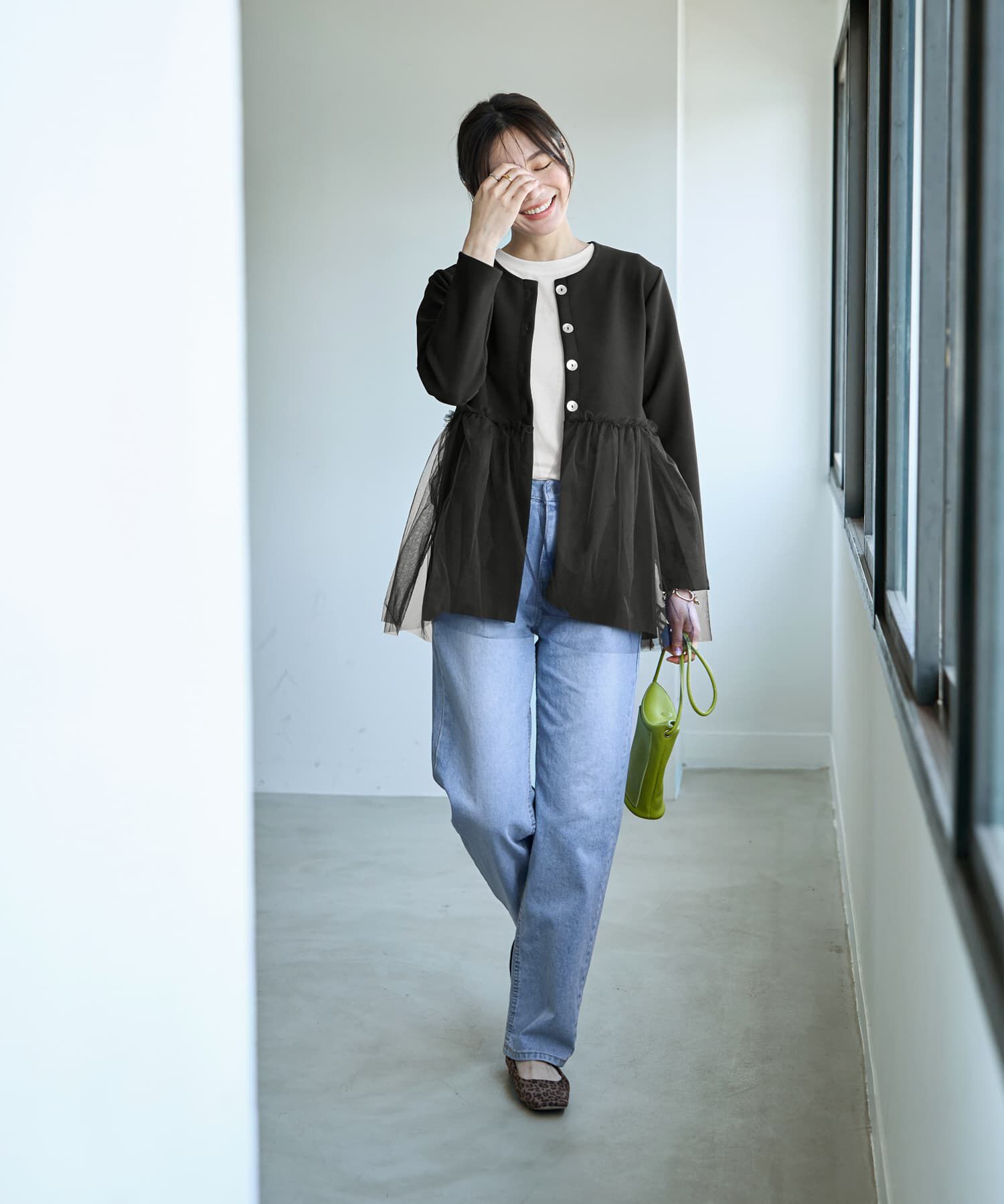 STYLE DELI「ペプラムチュールジャケット」|その他|