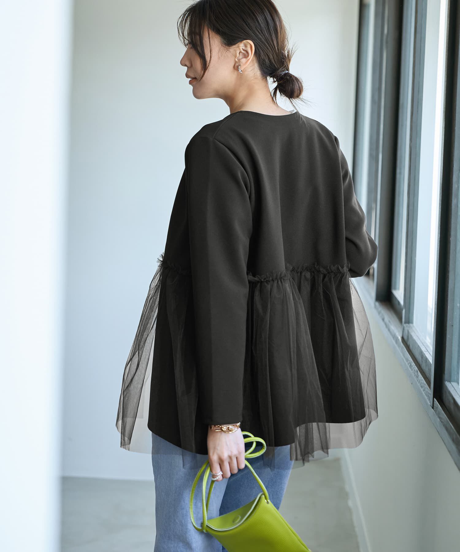 STYLE DELI「ペプラムチュールジャケット」|その他|