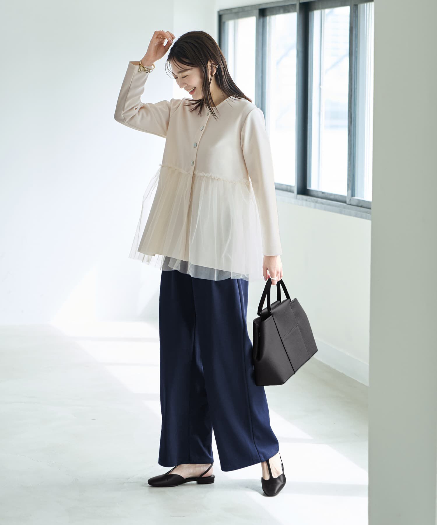 STYLE DELI「ペプラムチュールジャケット」|その他|