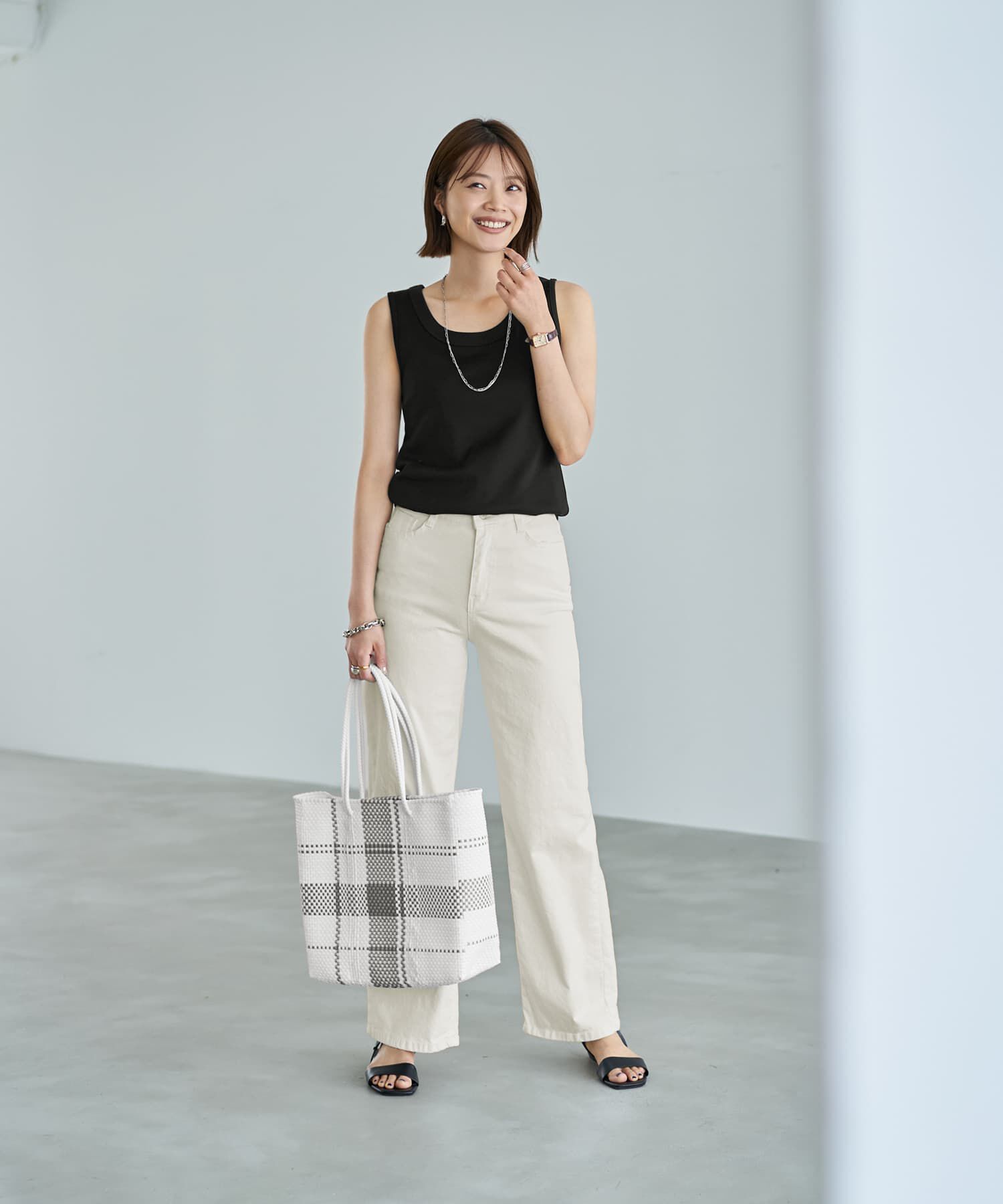 STYLE DELI「【Made in JAPAN】太めバインダーフライスタンクトップ」|タンクトップ|