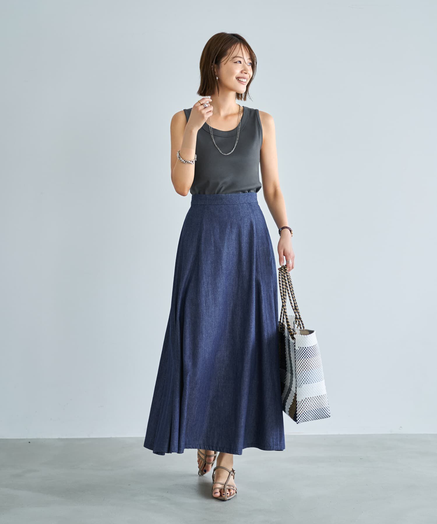 STYLE DELI「【Made in JAPAN】太めバインダーフライスタンクトップ」|タンクトップ|