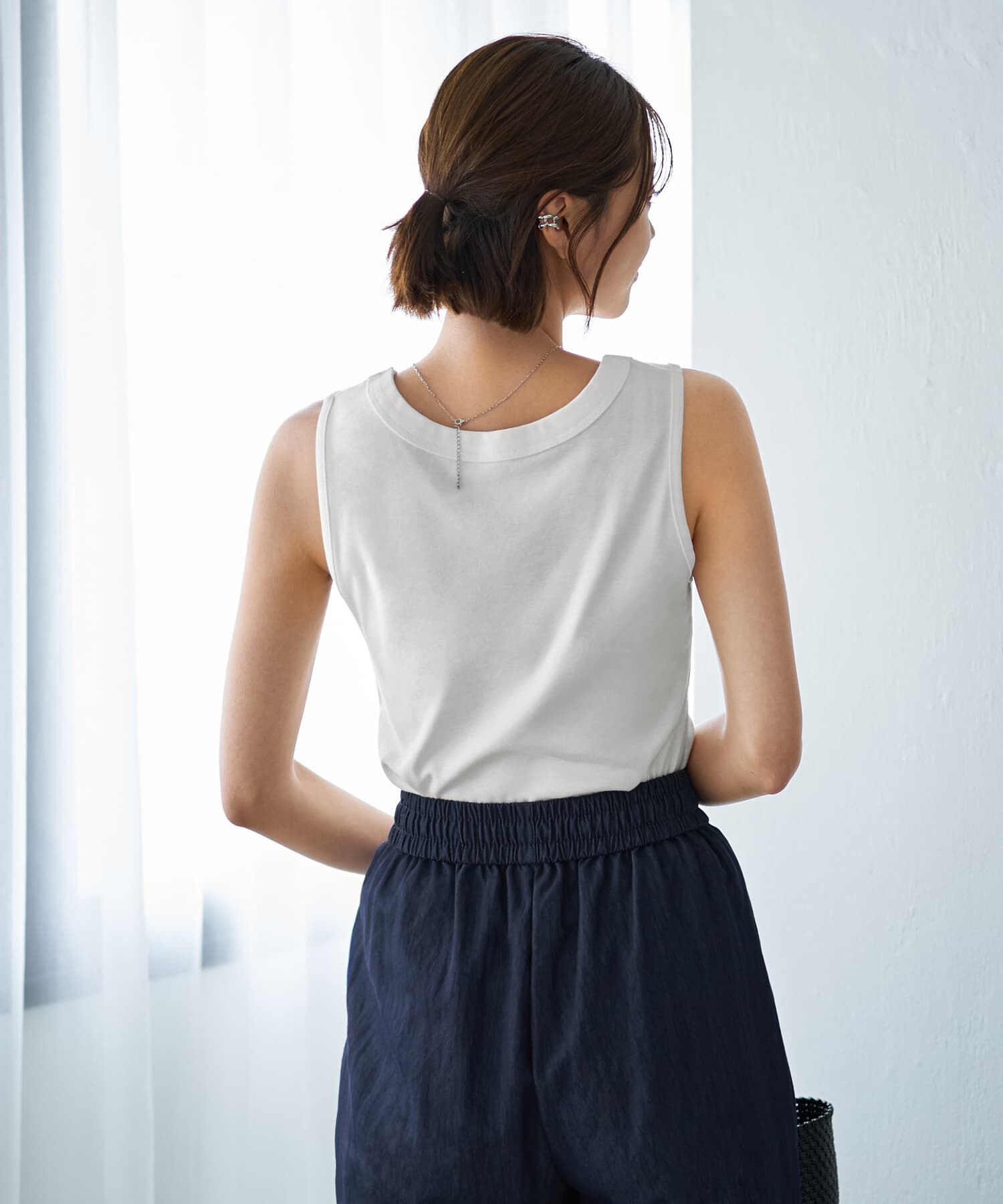 STYLE DELI「【Made in JAPAN】太めバインダーフライスタンクトップ」|タンクトップ|