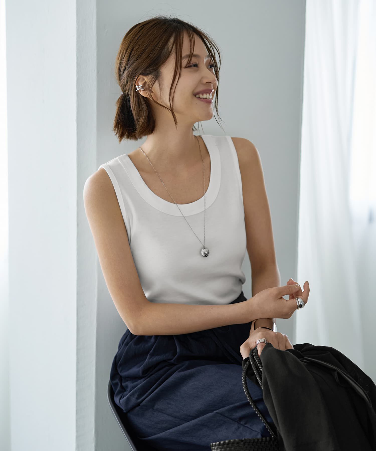 STYLE DELI「【Made in JAPAN】太めバインダーフライスタンクトップ」|タンクトップ|