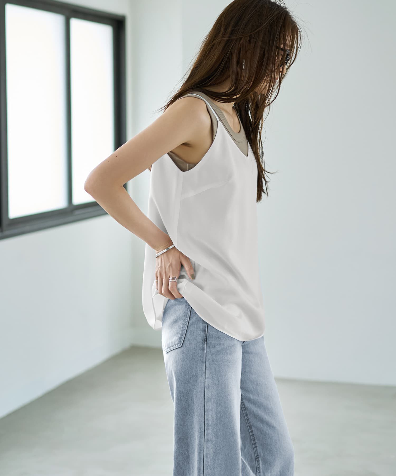 STYLE DELI「肩紐ちょこっとキャミ型ブラウス」|キャミソール|