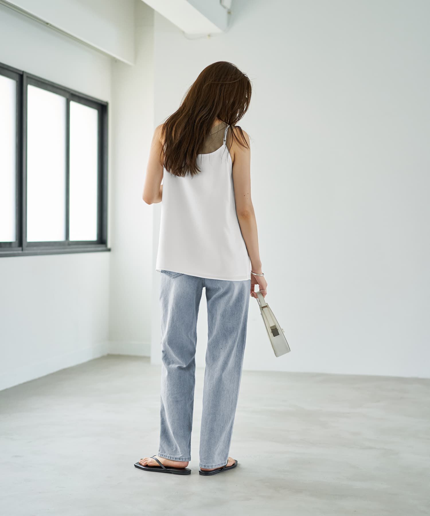 STYLE DELI「肩紐ちょこっとキャミ型ブラウス」|キャミソール|