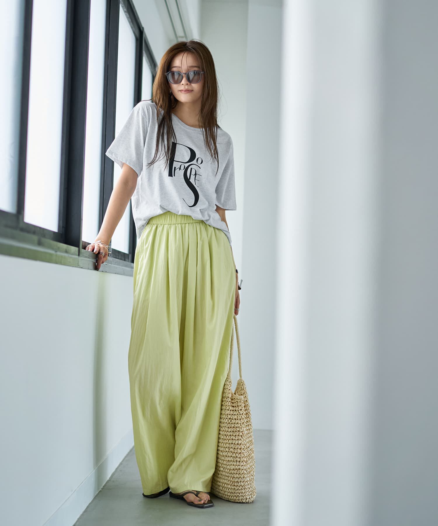 STYLE DELI「デザイン配置ロゴTシャツ」|Tシャツ・カットソー|