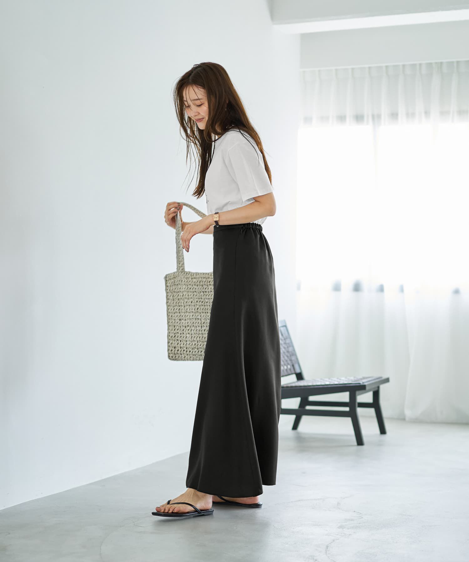 STYLE DELI「デザイン配置ロゴTシャツ」|Tシャツ・カットソー|