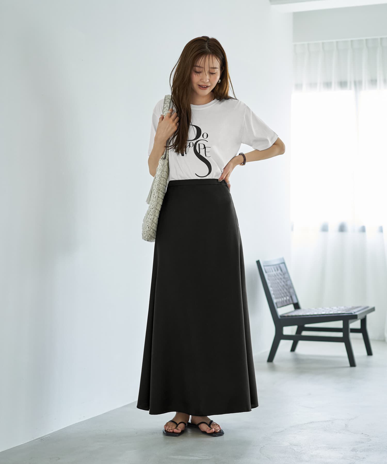 STYLE DELI「デザイン配置ロゴTシャツ」|Tシャツ・カットソー|