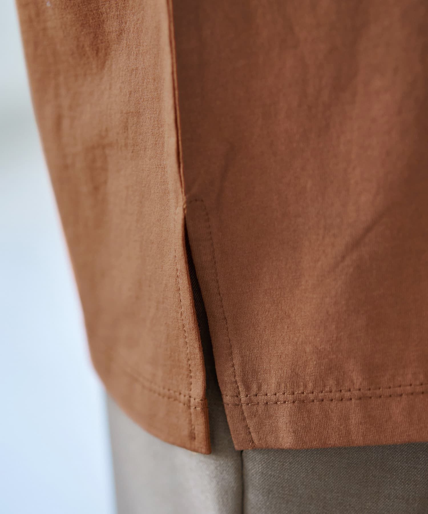 STYLE DELI「さらさらスムースなワイド幅ノースリトップス」|Tシャツ・カットソー|