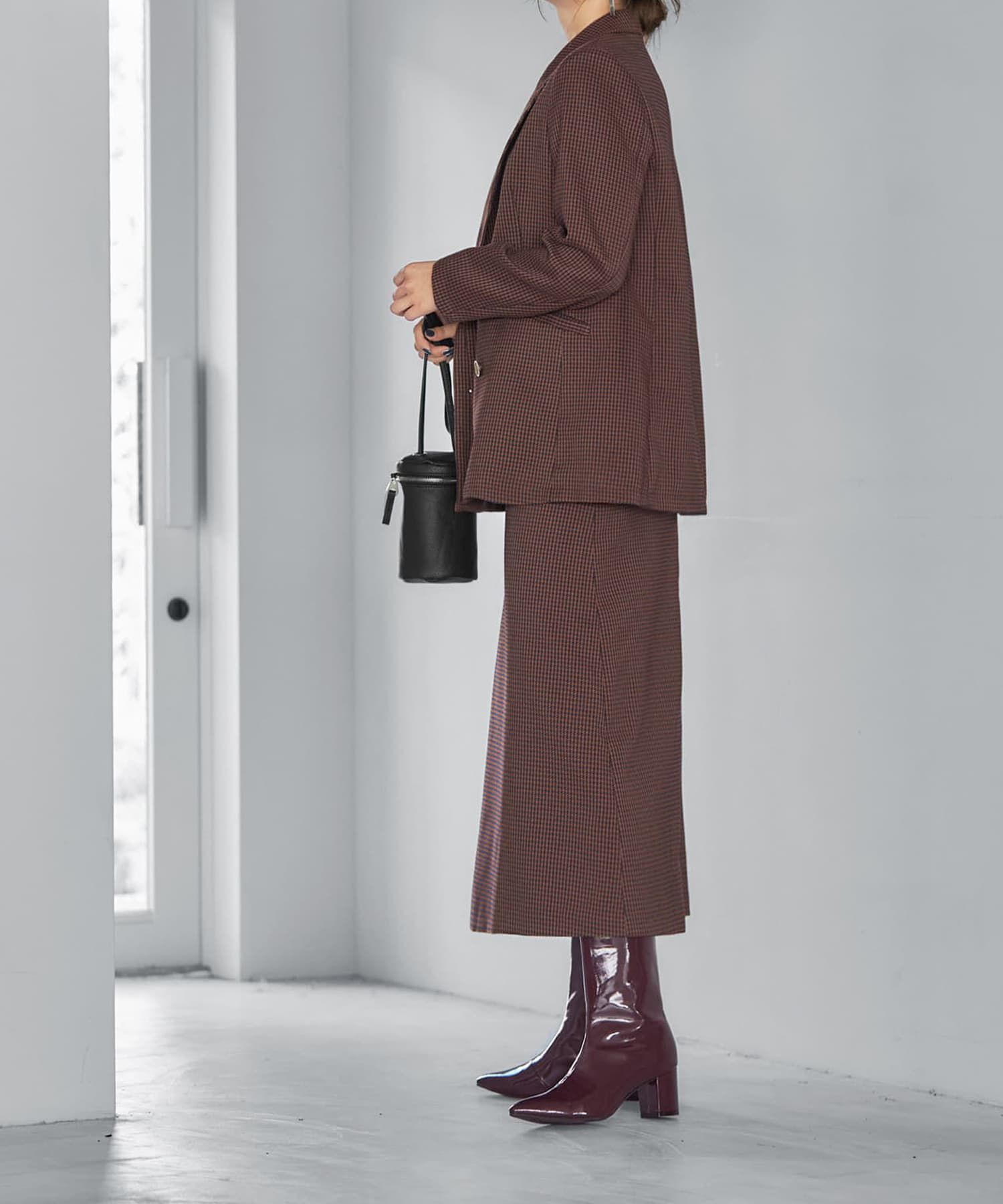 STYLE DELI「グレンチェック柄Aラインスカート」|スカート|