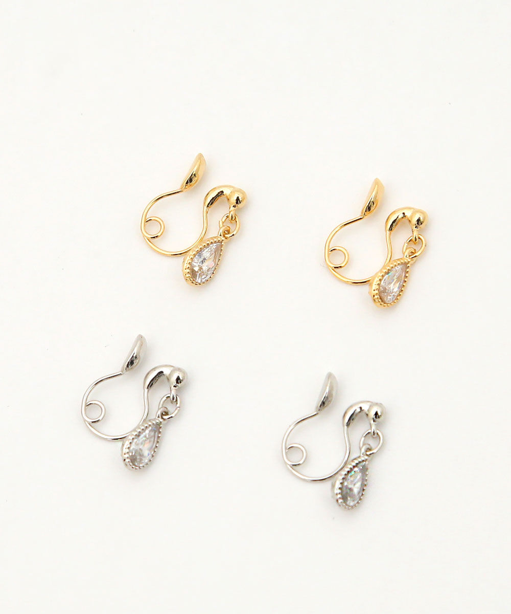 colleca la「ループフィット・しずくストーンのイヤリング」|イヤリング|