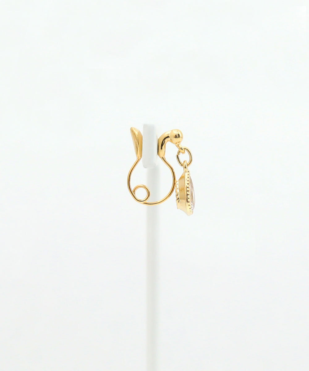 colleca la「ループフィット・しずくストーンのイヤリング」|イヤリング|