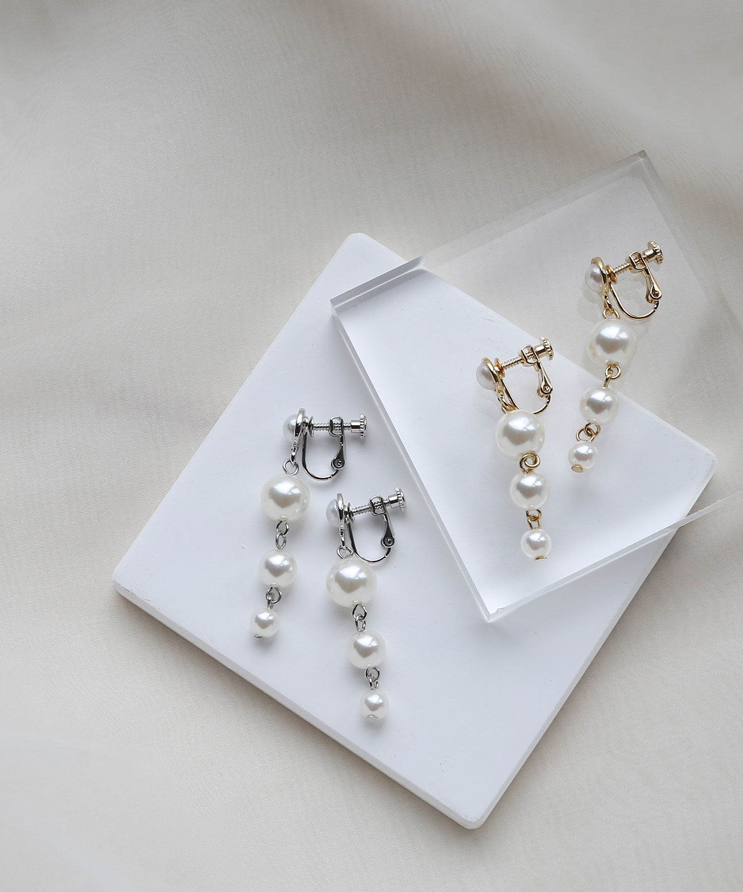 colleca la「グラデーションパールイヤリング」|イヤリング|