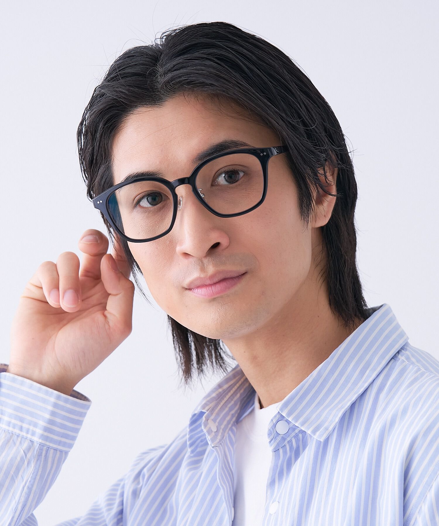  「ウェリントン型 クリアレンズサングラス｜紫外線100%カットクリアサングラス」|サングラス|