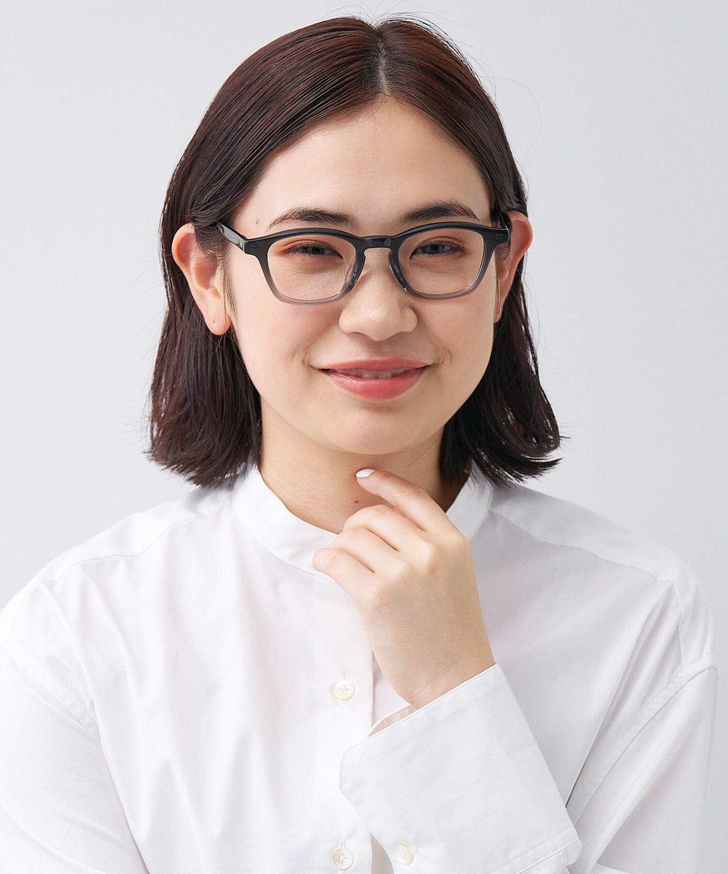  「ウェリントン型  メガネ ｜ダテメガネにもおすすめのウェリントンフレーム/レンズ交換券付き」|メガネ|ブラック系その他