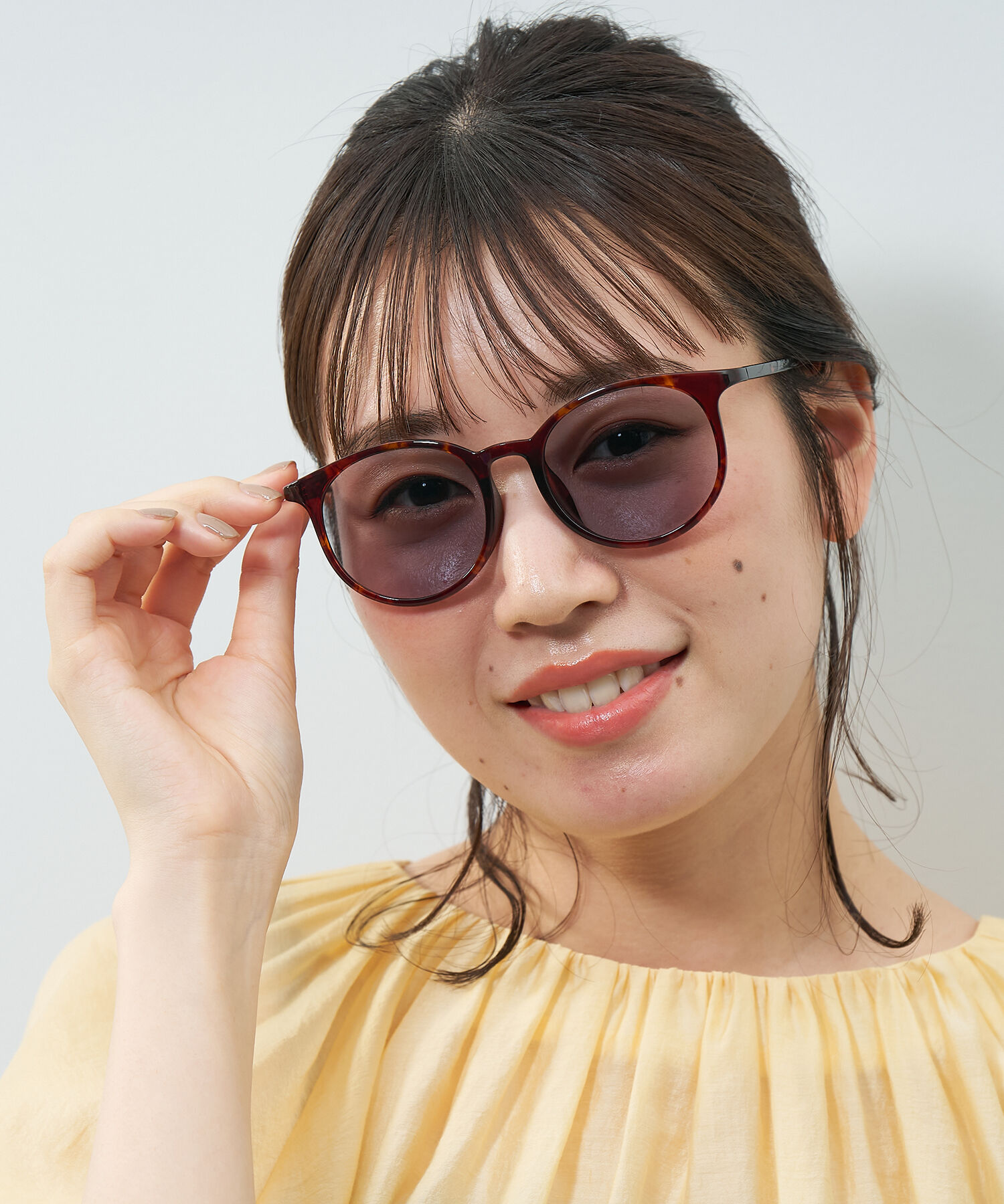  「【WEB限定】ボストン型 調光 サングラス レンズの色が変わるサングラス SUNGLASSES｜Zoff 」|サングラス|