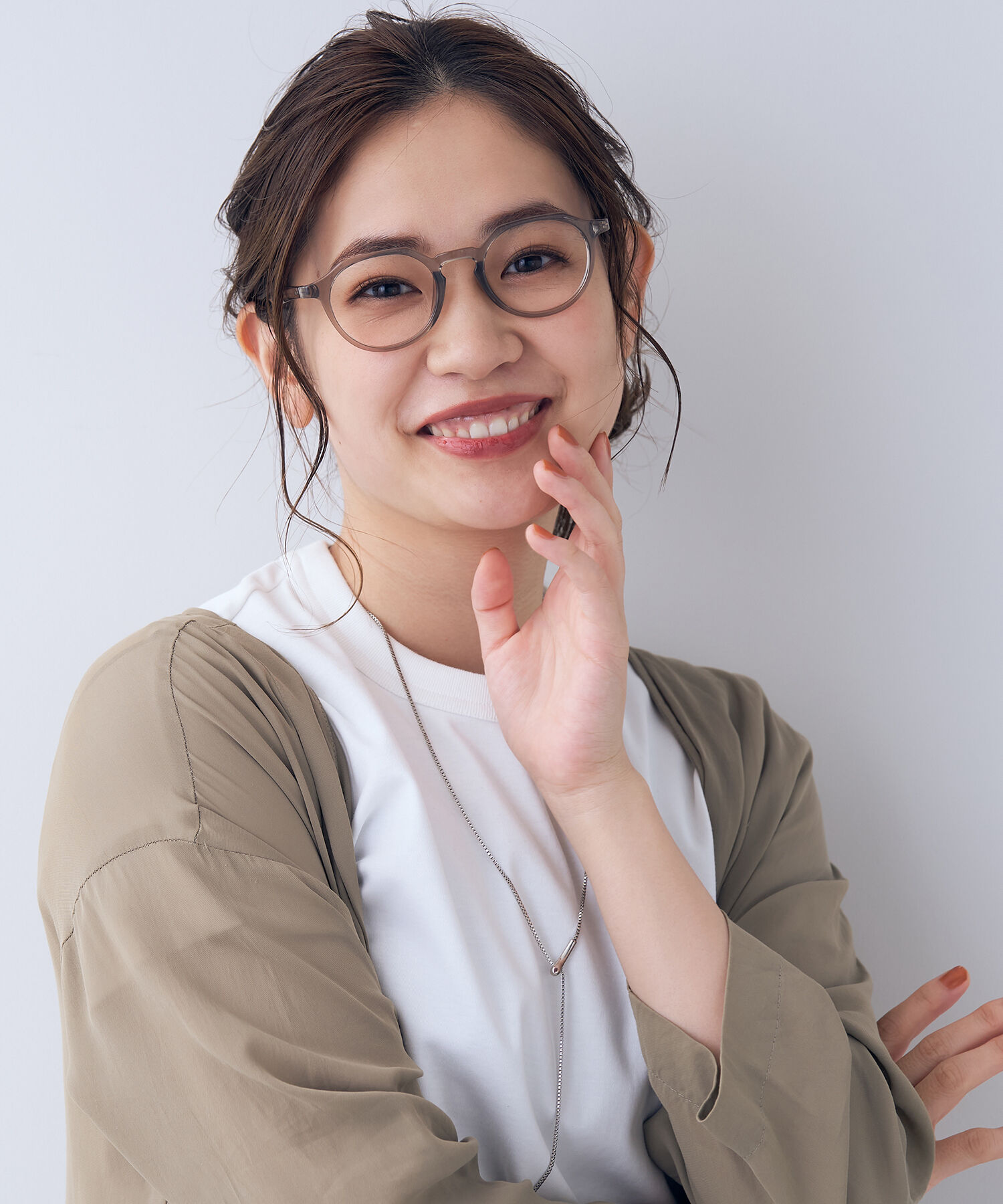  「ボストン型 メガネ｜ クラウンパント 軽量 黒縁 クリア フレーム  レンズ交換券付き GO」|メガネ|