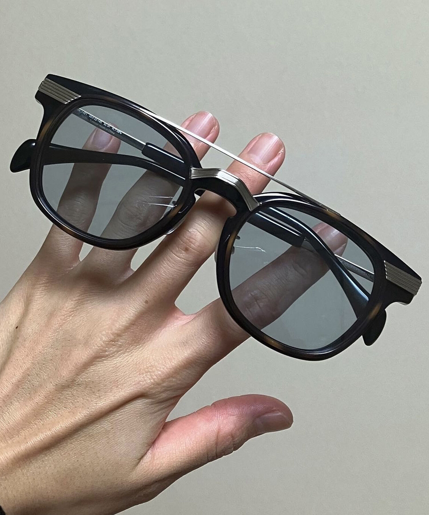  「Zoff | JOURNAL STANDARD relume ウェリントン型 2way メガネ サングラス 偏光 ジャーナルスタンダード N&D」|メガネ|