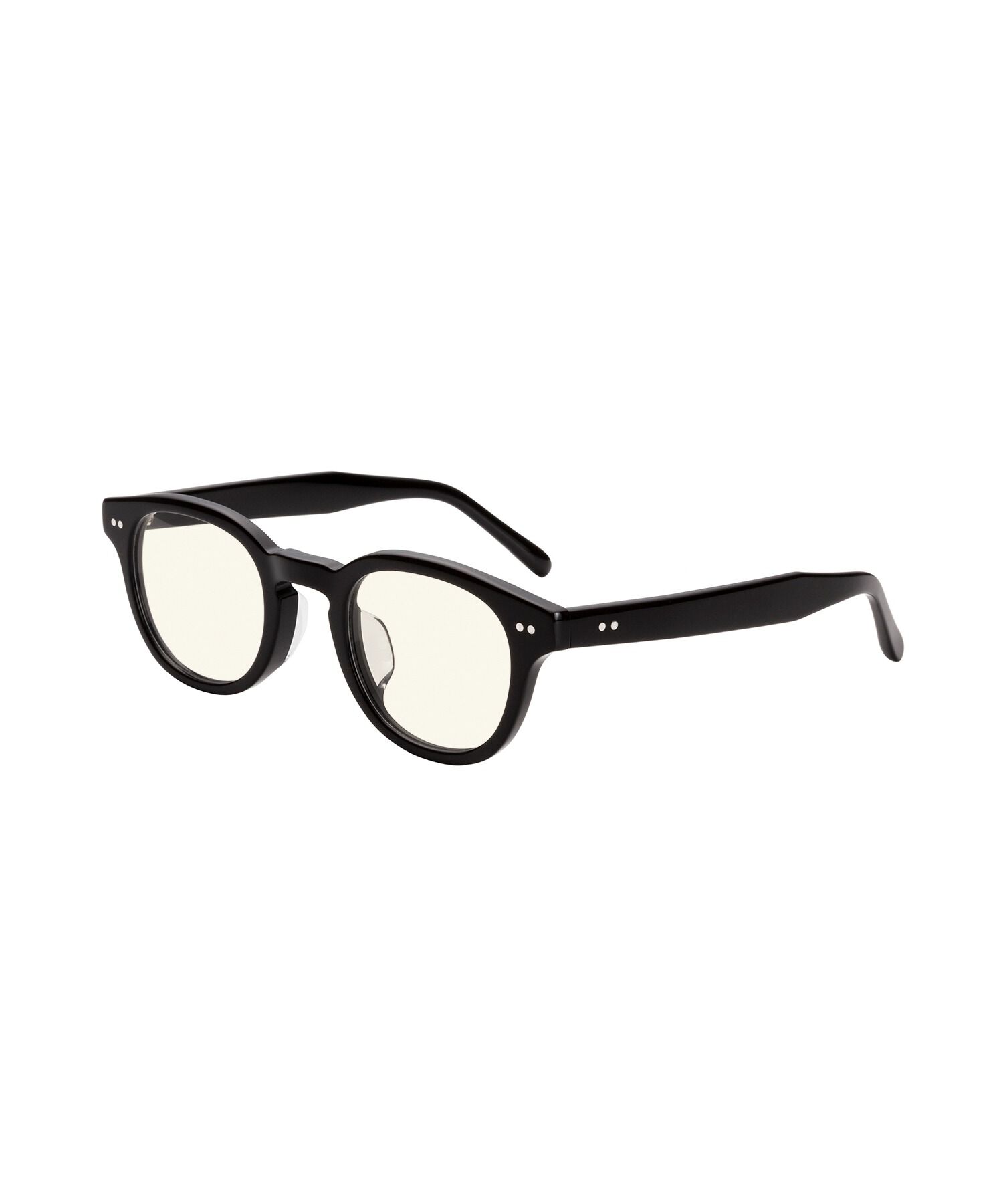  「【WEB限定】ウェリントン型 PCメガネ｜ブルーライトカットメガネ｜50%カット｜太縁 黒縁 べっ甲」|メガネ|