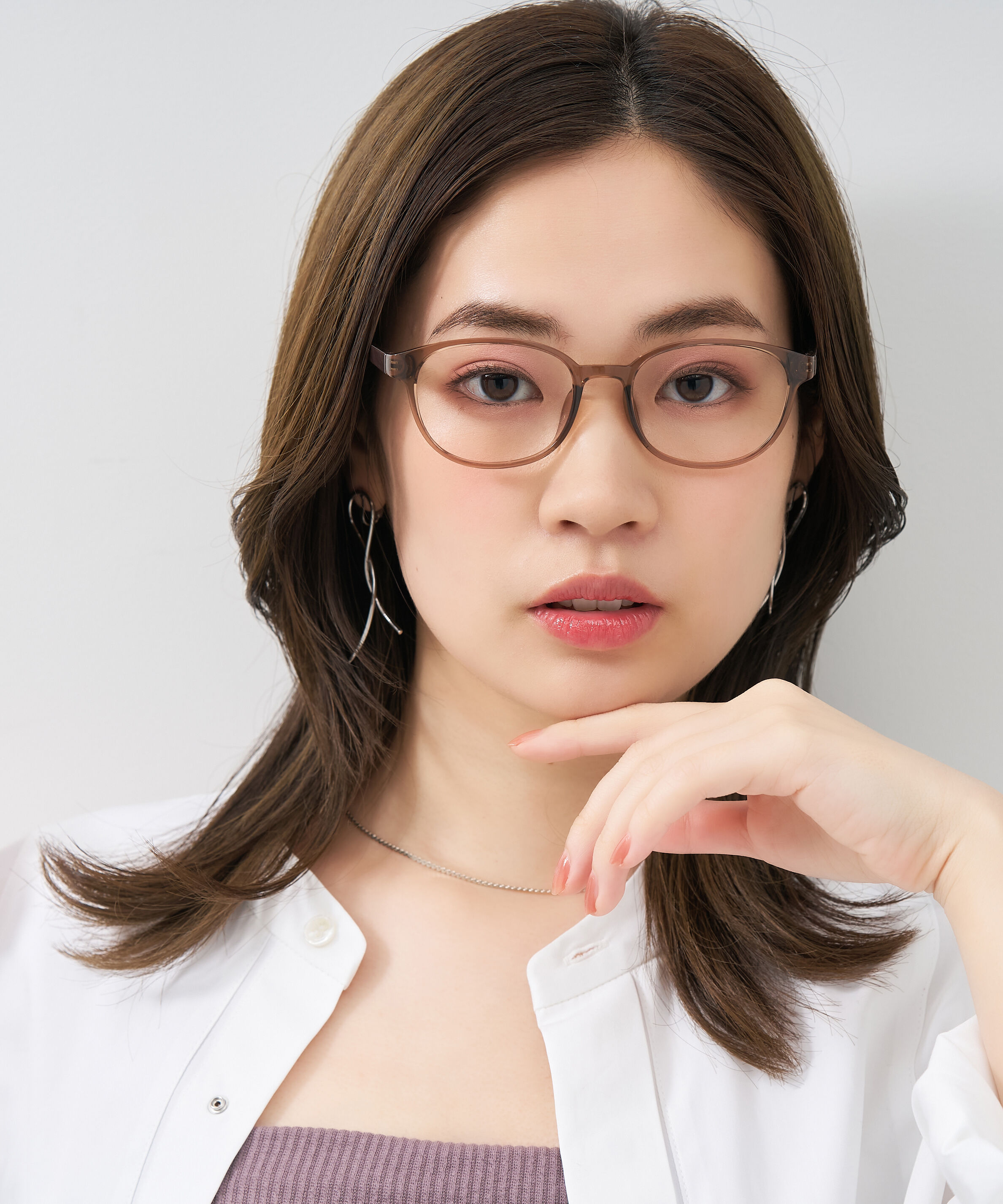  「ウェリントン型 メガネ｜ フィット感抜群 黒縁 レオパード柄 レンズ交換券付き」|メガネ|