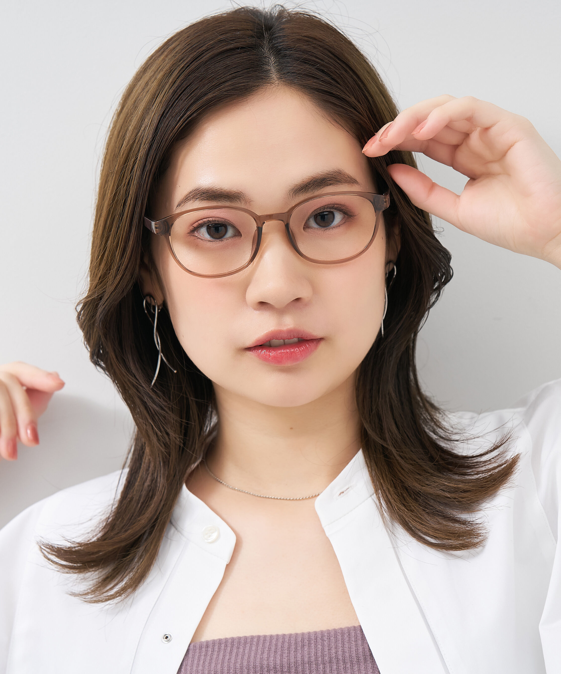  「ウェリントン型 メガネ｜ フィット感抜群 黒縁 レオパード柄 レンズ交換券付き」|メガネ|