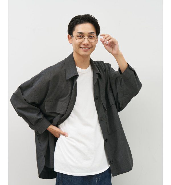  「[中顔面短縮みえメガネ]Zoff｜メガネ｜メタルフレーム 伊達・度付き｜FASHION METAL レンズ交換券付」|メガネ|