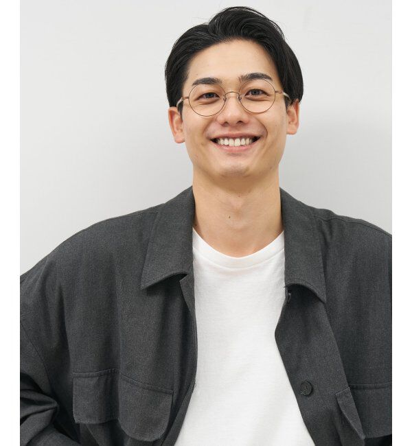  「[中顔面短縮みえメガネ]Zoff｜メガネ｜メタルフレーム 伊達・度付き｜FASHION METAL レンズ交換券付」|メガネ|