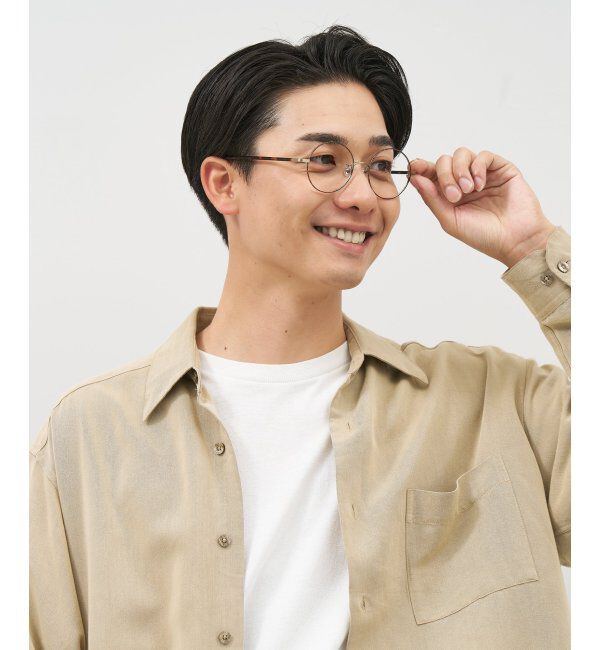  「[中顔面短縮みえメガネ]Zoff｜メガネ｜メタルフレーム 伊達・度付き｜FASHION METAL レンズ交換券付」|メガネ|