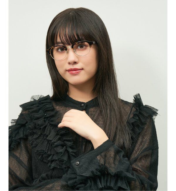  「Zoff｜Knuth Marf ボストン型 メガネ   伊達・度付きメガネ ユニセックス サーモント型   レンズ交換券付」|メガネ|