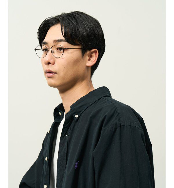  「オーバル型 メガネ | メタル 大人可愛い 伊達メガネ レディース レンズ交換券付」|メガネ|