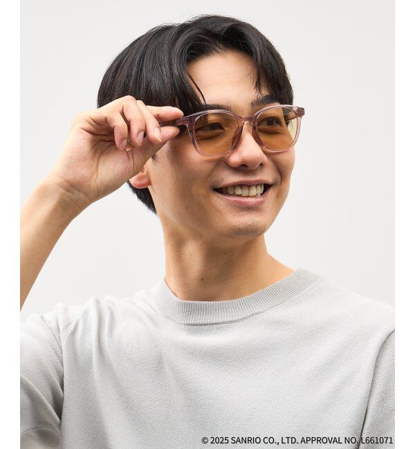  「Zoff｜はぴだんぶい ウェリントン型 サングラス｜紫外線対策 UVカット｜ユニセックス｜グッズ  」|サングラス|