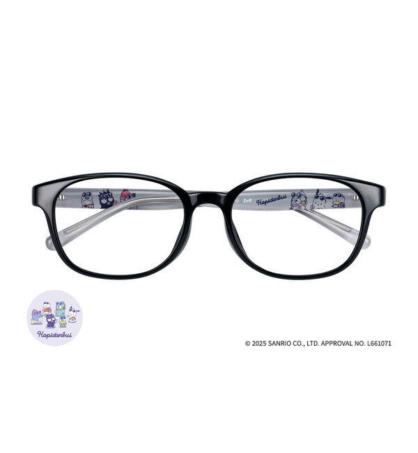  「Zoff｜はぴだんぶい ウェリントン型 メガネ｜伊達・度付きメガネ｜グッズ   レンズ交換券付」|メガネ|