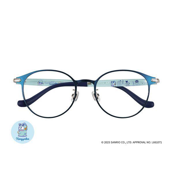  「Zoff｜はぴだんぶい 【ハンギョドン モデル】 メガネ｜伊達・度付きメガネ｜グッズ   レンズ交換券付」|メガネ|