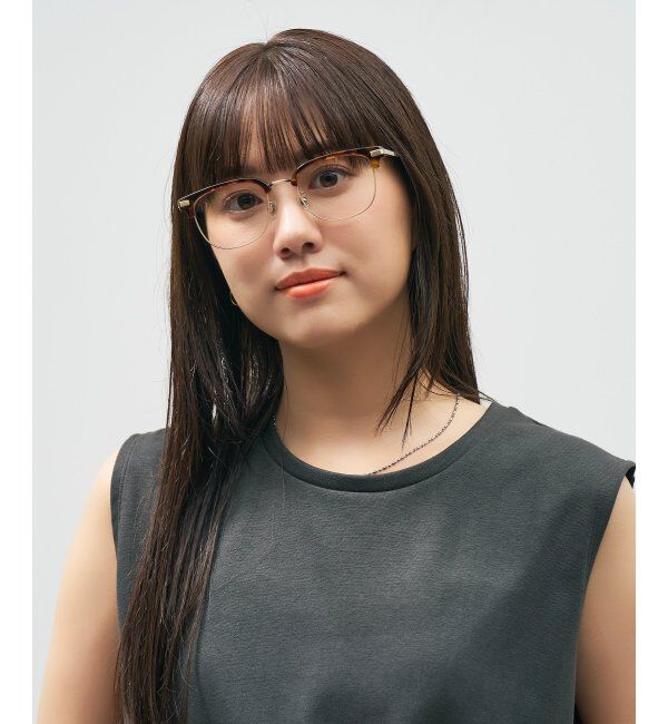  「Zoff｜AOI IHARA クリア サングラス （UV100%カット クリアレンズ）  サーモント ｜紫外線対策 UVカット  」|サングラス|