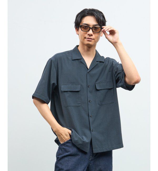  「【WEB 限定】Zoff｜takashi kumagai ウェリントン型 サングラス 横長フレーム｜紫外線対策 UVカット  」|サングラス|