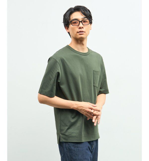  「【WEB 限定】Zoff｜takashi kumagai ウェリントン型 サングラス 横長フレーム｜紫外線対策 UVカット  」|サングラス|