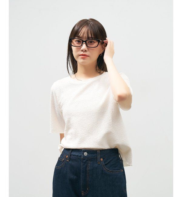  「【WEB 限定】Zoff｜takashi kumagai ウェリントン型 サングラス 横長フレーム｜紫外線対策 UVカット  」|サングラス|