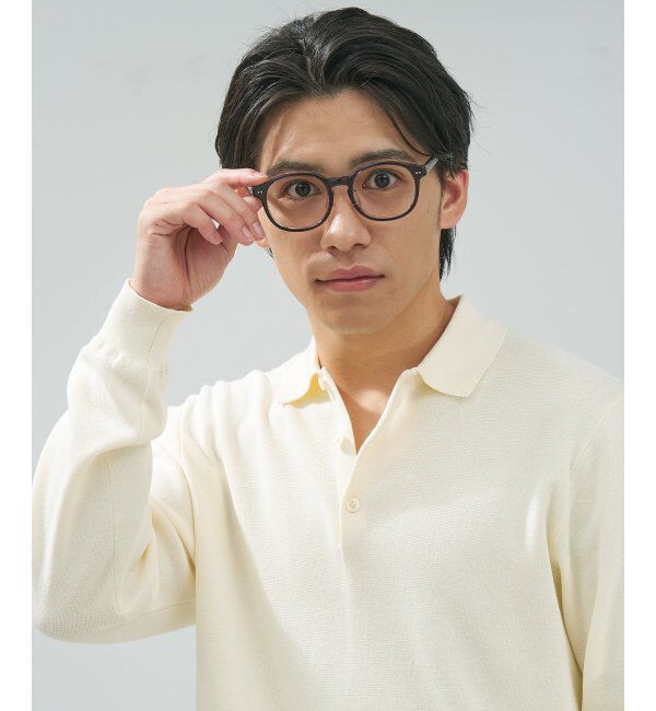  「 ボストン型 メガネ | 黒縁フレーム 伊達めがね 度付きユニセックス 読書  CLASSIC  レンズ交換券付」|メガネ|