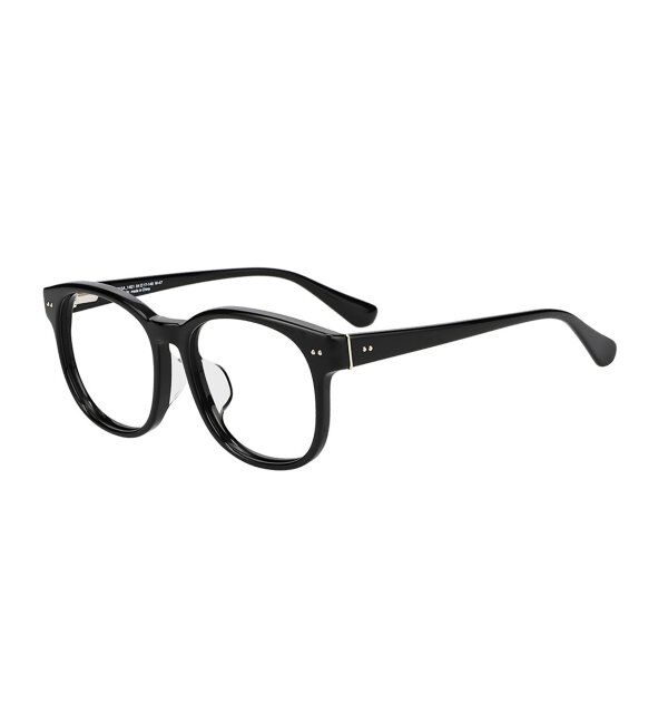  「 ウェリントン型 メガネ | 黒縁フレーム 伊達めがね 度付きユニセックス 読書  CLASSIC  レンズ交換券付」|メガネ|