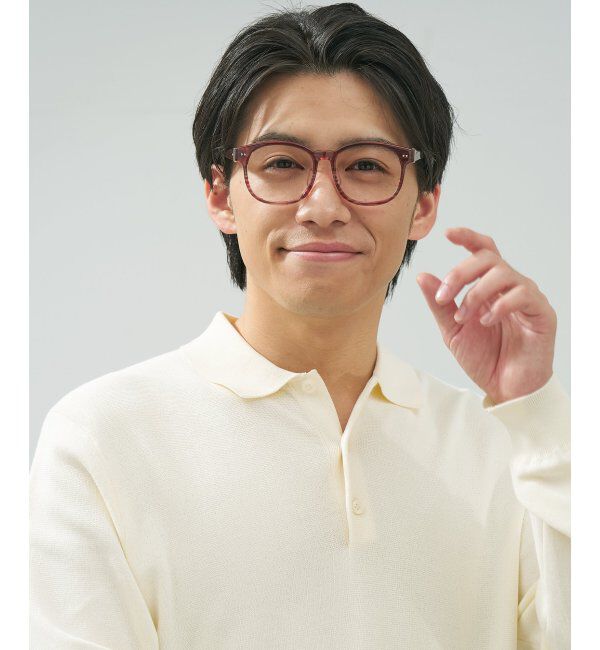  「 ウェリントン型 メガネ | 黒縁フレーム 伊達めがね 度付きユニセックス 読書  CLASSIC  レンズ交換券付」|メガネ|