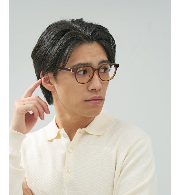  「 ボストン型 メガネ | 黒縁フレーム 伊達めがね 度付きユニセックス 読書  CLASSIC  レンズ交換券付」|メガネ|