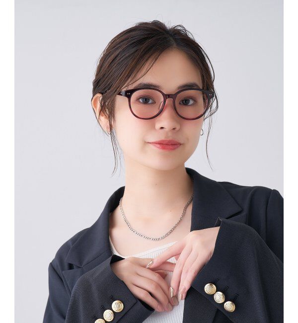  「 ボストン型 メガネ | 黒縁フレーム 伊達めがね 度付きユニセックス 読書  CLASSIC  レンズ交換券付」|メガネ|